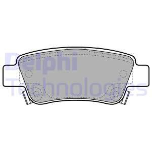 Колодки тормозные дисковые задние DELPHI LP2047