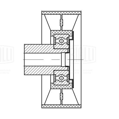 Ролик поликлинового ремня направляющий TRIALLI CM5348
