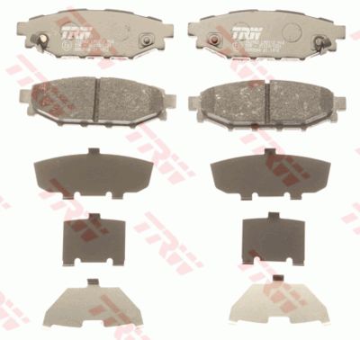 Колодки тормозные задние TRW GDB3568