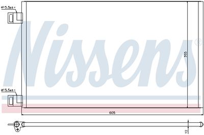 Радиатор кондиционера NISSENS 940184
