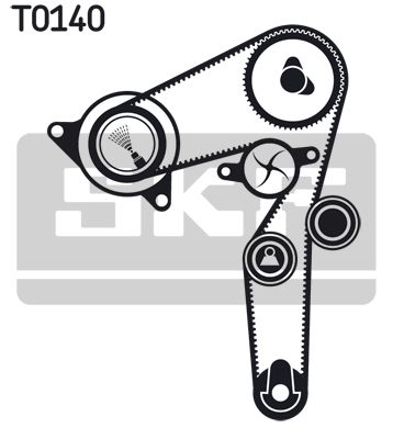 Комплект ремня ГРМ SKF VKMA02179