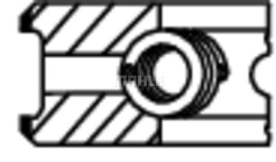 Кольца поршневые MAHLE 03475V0