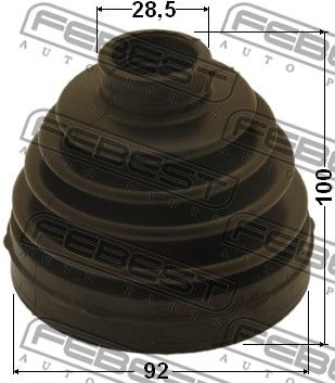 Пыльник ШРУС внутреннего комплект FEBEST 0215R51R