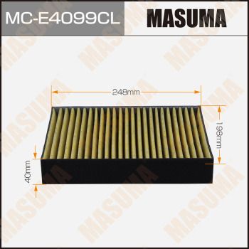 Фильтр салона угольный Masuma MCE4099CL