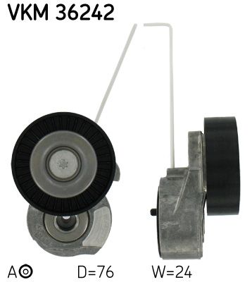 Ролик поликлинового ремня натяжной SKF VKM36242