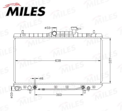 Радиатор Miles ACRB066