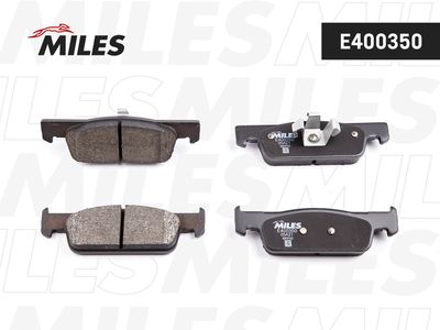 Колодки тормозные передние Miles E400350
