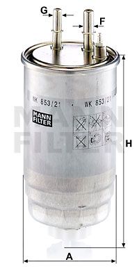 Фильтр топливный MANN-FILTER WK85321