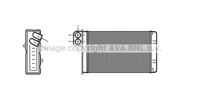 Радиатор отопителя AVA PE6015