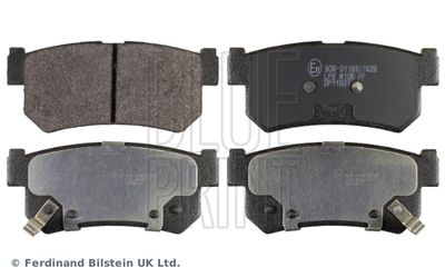 Комплект колодок для дискового тормоза Blue Print ADG04262