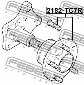 Ступица задняя FEBEST 2182TC7R