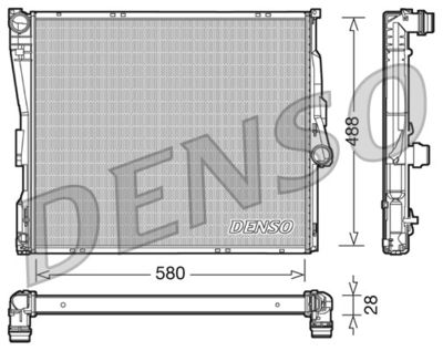 Радиатор DENSO DRM05090