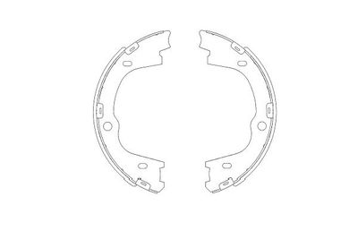 Комплект тормозных колодок Hyundai/Kia 583504HA00