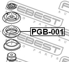 Подшипник передней опоры амортизатора FEBEST PGB001