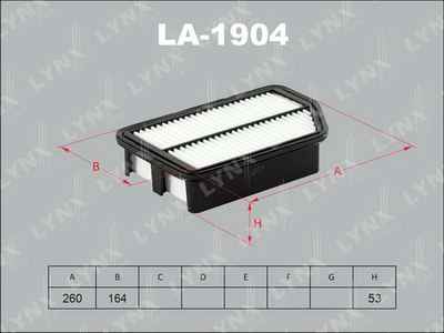 Фильтр воздушный LYNXauto LA1904