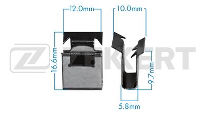 Клипса крепежная Zekkert BE1221