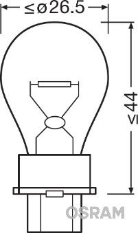 Лампа OSRAM 3156