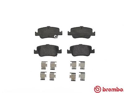 Колодки тормозные задние BREMBO P83080