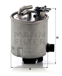 Фильтр топливный MANN-FILTER WK9027