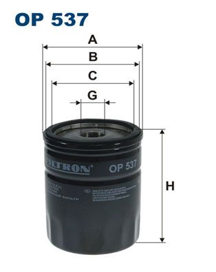 Фильтр масляный FILTRON OP537