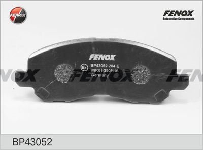 Колодки тормозные передние FENOX BP43052