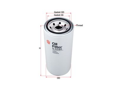 Фильтр масляный SAKURA C5105