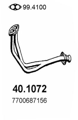 Глушитель средняя часть POLMOSTROW 1754