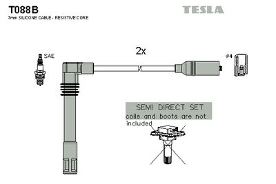 Провода зажигания TESLA T088B