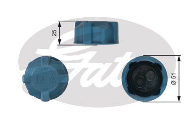 Крышка бачка расширительного GATES RC220