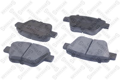 Колодки дисковые задние с антискрипными пластинами STELLOX 000025BSX