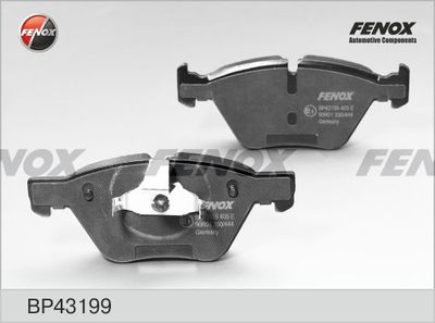 Колодки тормозные дисковые FENOX BP43199