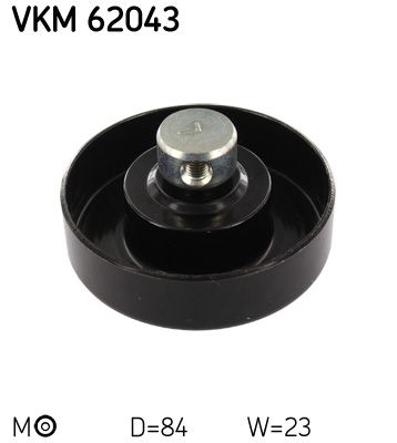 Ролик поликлинового ремня натяжной SKF VKM62043