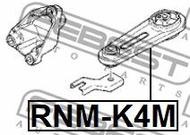 Опора двигателя FEBEST RNMK4M
