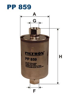 Фильтр топливный FILTRON PP859