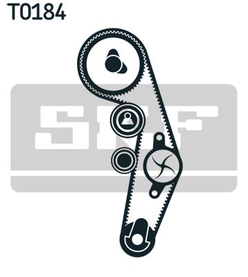 Комплект ремня ГРМ SKF VKMC012501