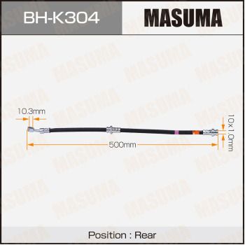 Шланг тормозной задний Masuma BHK304