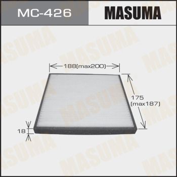 Фильтр салона Masuma MC426