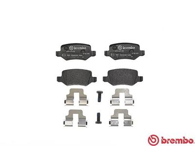 Колодки тормозные задние BREMBO P50090