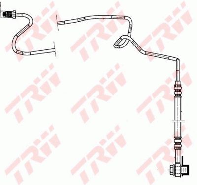 Шланг тормозной задний правый TRW PHD942