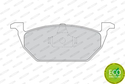 Колодки тормозные передние FERODO FDB1094