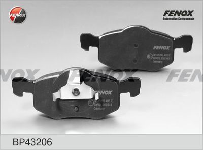 Колодки тормозные дисковые FENOX BP43206