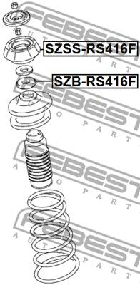 Опора амортизатора FEBEST SZSSRS416F