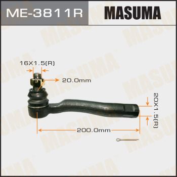 Наконечник тяги рулевой правый Masuma ME3811R