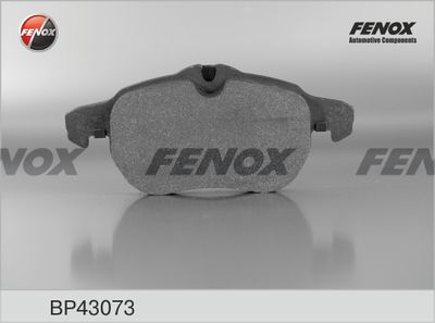 Колодки тормозные передние FENOX BP43073