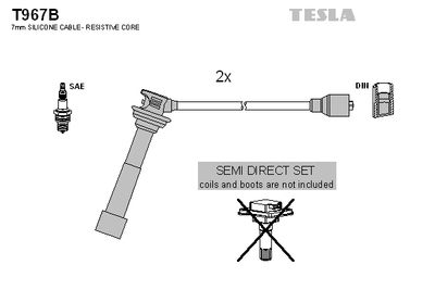 Провода зажигания TESLA T967B
