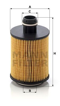 Фильтр масляный MANN-FILTER HU71211X