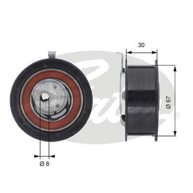 Ролик ремня приводного GATES T43069