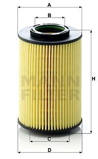 Фильтр масляный MANN-FILTER HU8225X