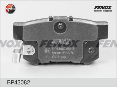 Колодки тормозные дисковые FENOX BP43082