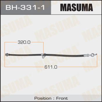 Шланг тормозной Masuma BH3311
